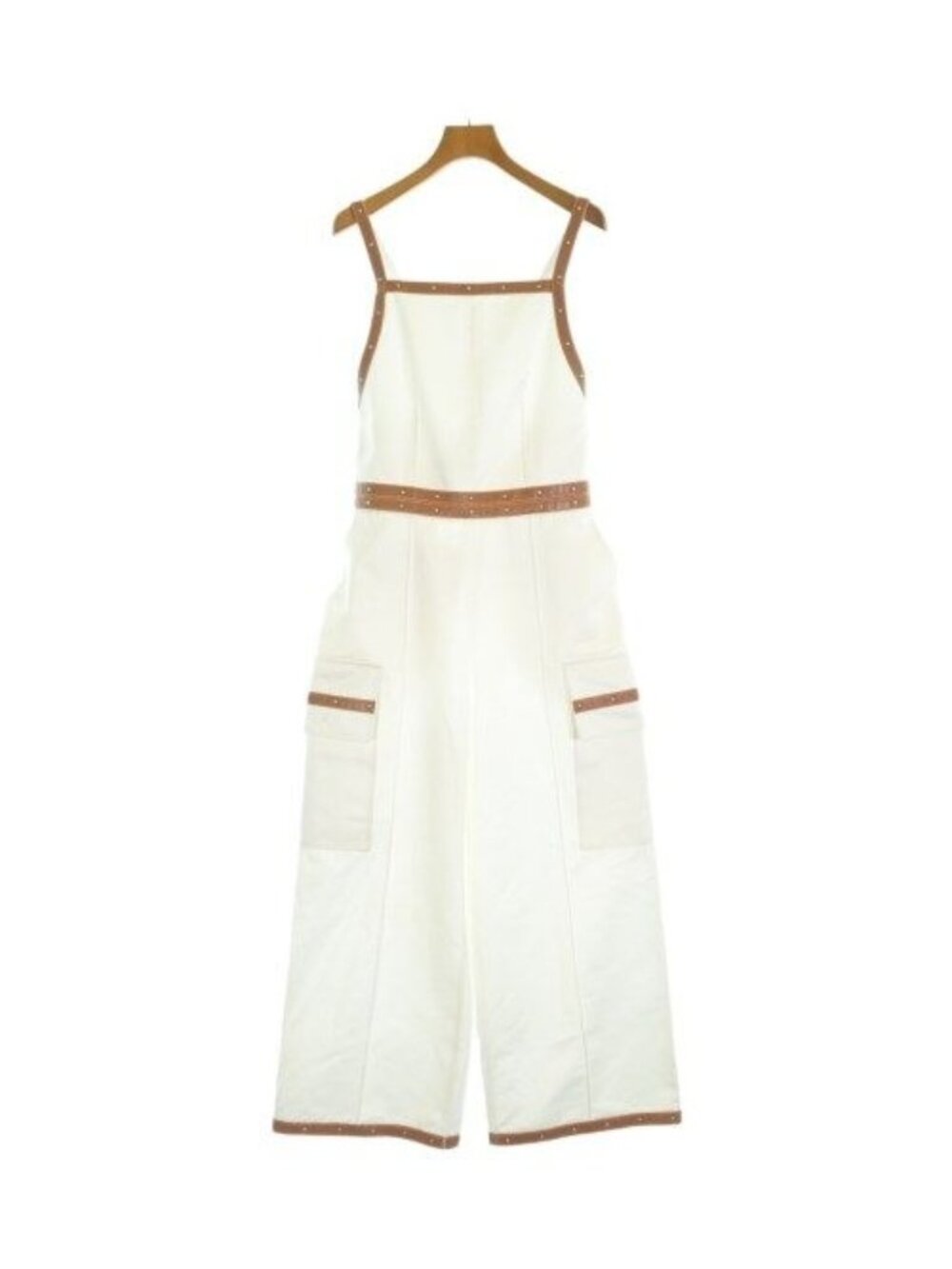 Hermes Jumpsuit Overalls White